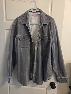 Levi's Vintage-Inspired Grey Denim Shacket